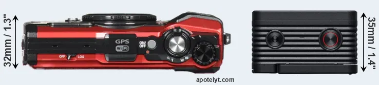 Compare TG-5 versus RX0 II top