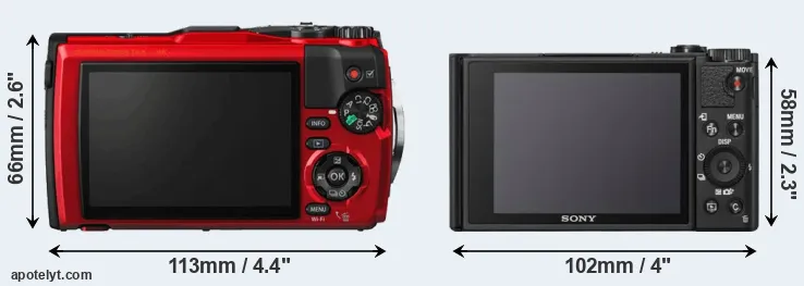Comparison TG-5 or WX800 rear