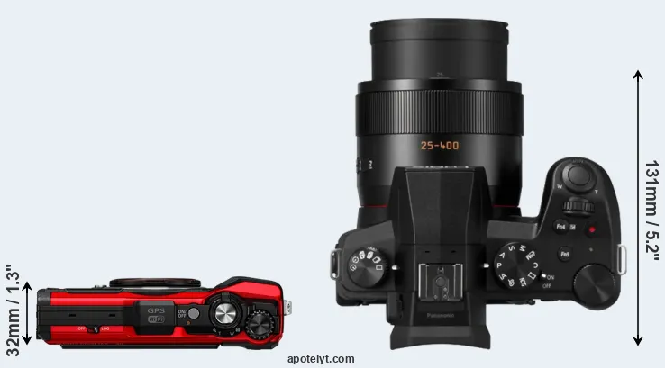 Compare TG-6 versus FZ1000 II top