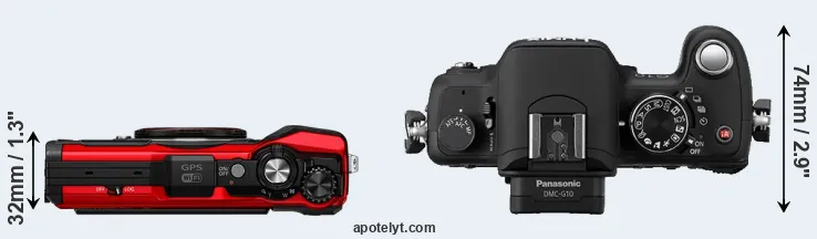 Compare TG-6 versus G10 top