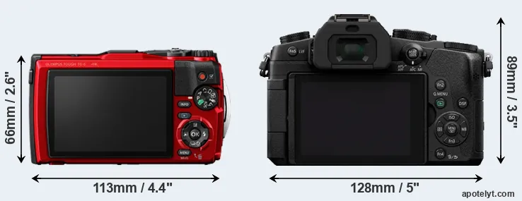 Comparison TG-6 or G85 rear