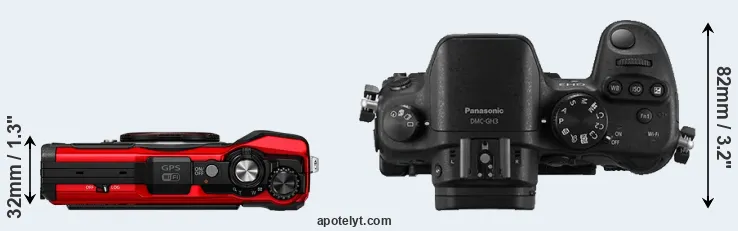 Compare TG-6 versus GH3 top