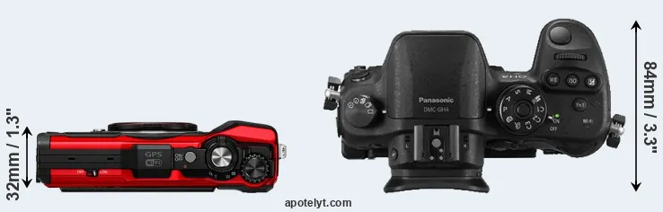 Compare TG-6 versus GH4 top