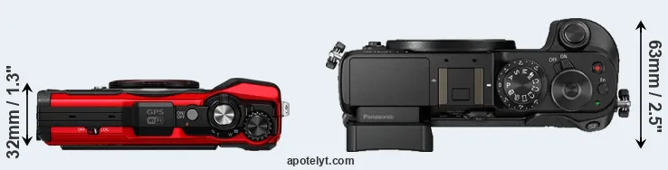 Compare TG-6 versus GX8 top