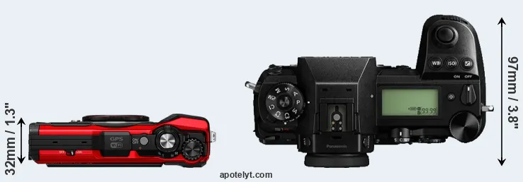 Compare TG-6 versus S1R top