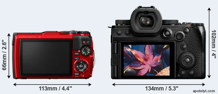 Comparison TG-6 or S5 II rear
