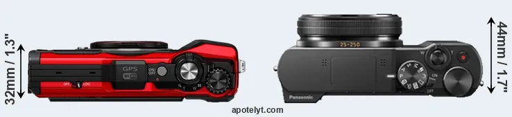 Compare TG-6 versus ZS100 top