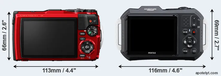 Comparison TG-6 or WG-1000 rear