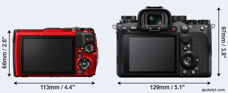 Comparison TG-6 or A1 rear