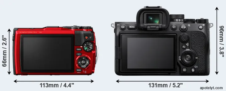 Comparison TG-6 or A7 IV rear