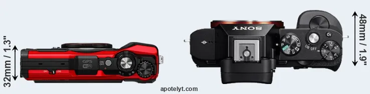 Compare TG-6 versus A7 top