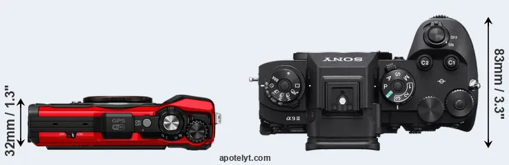 Compare TG-6 versus A9 III top