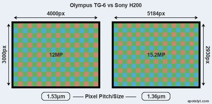 TG-6 versus H200 MP