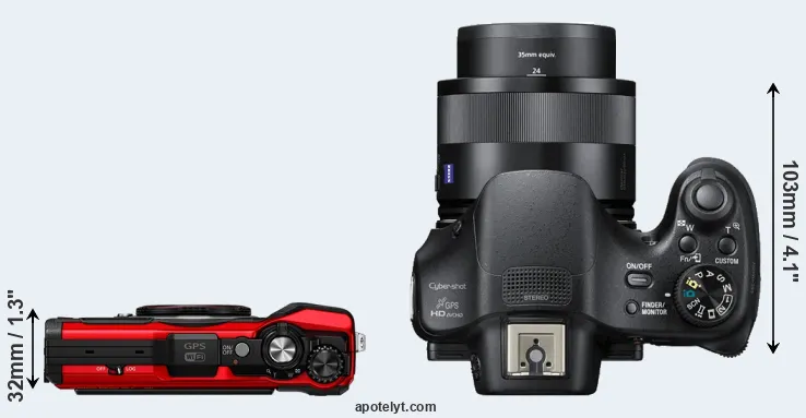 Compare TG-6 versus HX400V top