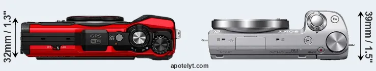 Compare TG-6 versus NEX-5T top