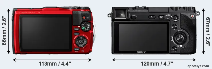 Comparison TG-6 or NEX-7 rear
