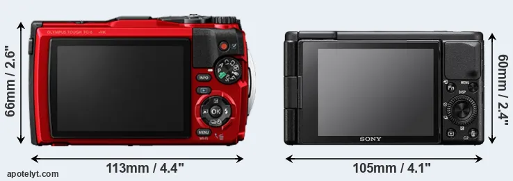Comparison TG-6 or ZV-1 rear