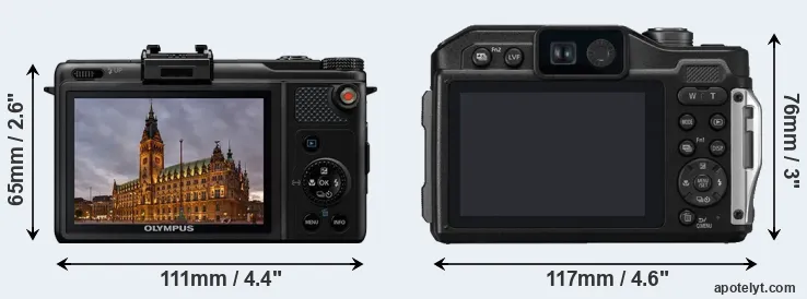 Comparison XZ-1 or FT7 rear