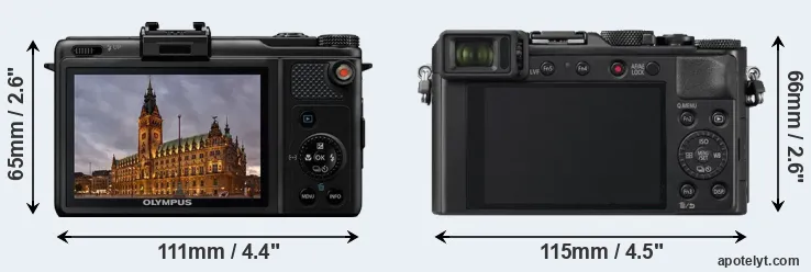 Comparison XZ-1 or LX100 II rear