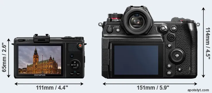 Comparison XZ-1 or S1H rear