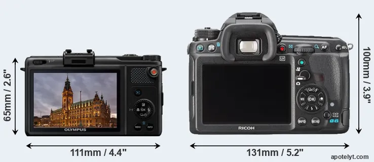 Comparison XZ-1 or K-3 rear