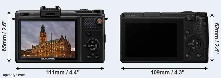 Comparison XZ-1 or GR III rear