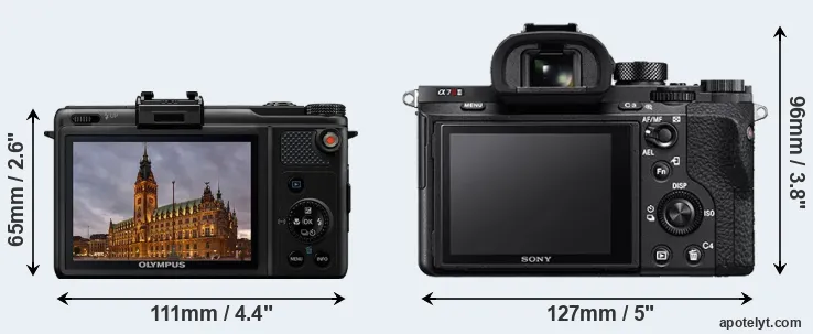 Comparison XZ-1 or A7R II rear
