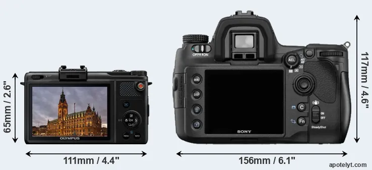 Comparison XZ-1 or A850 rear