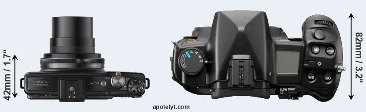 Compare XZ-1 versus A900 top