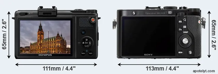 Comparison XZ-1 or RX1R rear