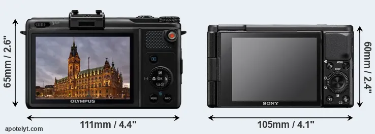 Comparison XZ-1 or ZV-1 rear
