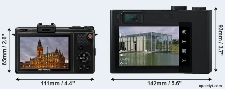 Comparison XZ-1 or ZX1 rear