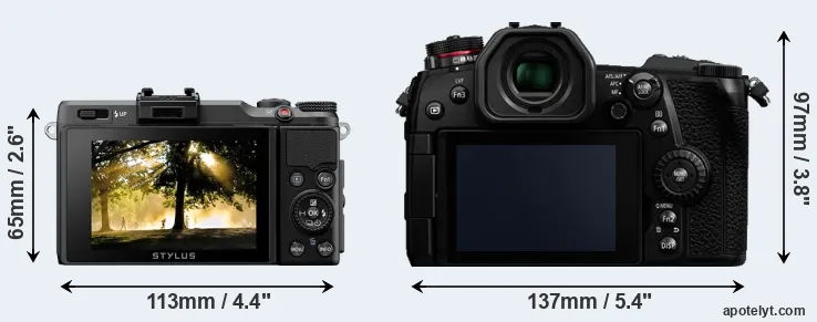 Comparison XZ-2 or G9 rear