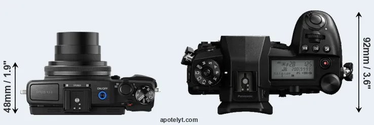 Compare XZ-2 versus G9 top