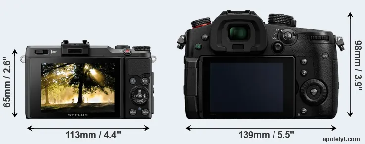 Comparison XZ-2 or GH5 II rear