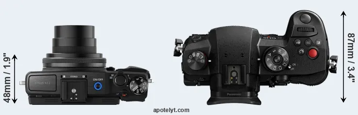 Compare XZ-2 versus GH5 II top