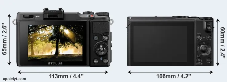 Comparison XZ-2 or LX15 rear