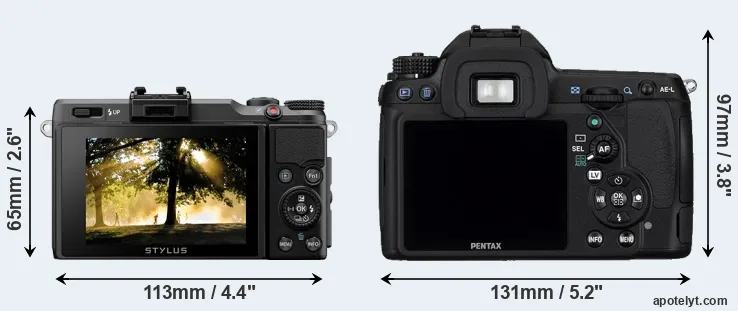 Comparison XZ-2 or K-5 rear