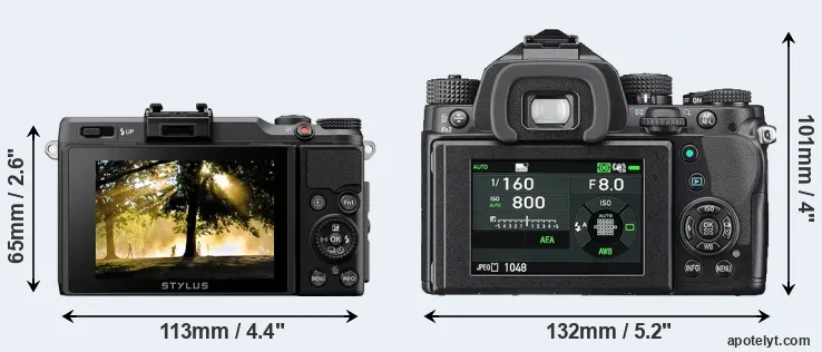 Comparison XZ-2 or KP rear