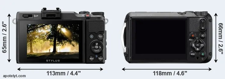 Comparison XZ-2 or WG-6 rear