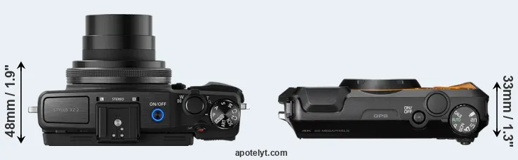 Compare XZ-2 versus WG-6 top