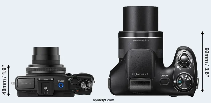 Compare XZ-2 versus H300 top