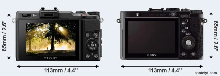 Comparison XZ-2 or RX1 rear