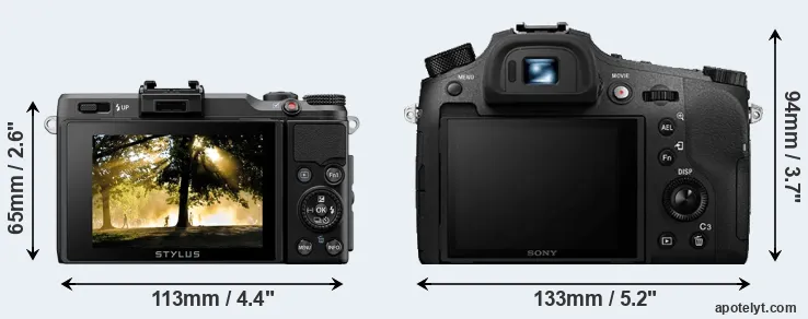 Comparison XZ-2 or RX10 IV rear