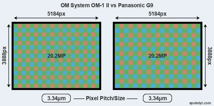 OM-1 II versus G9 MP