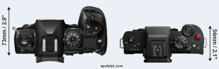 Compare OM-1 versus G110 top