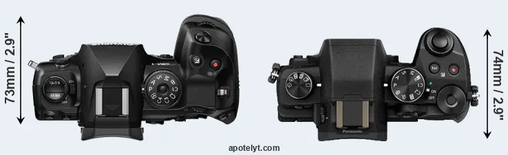 Compare OM-1 versus G85 top