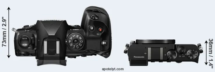 Compare OM-1 versus GM5 top