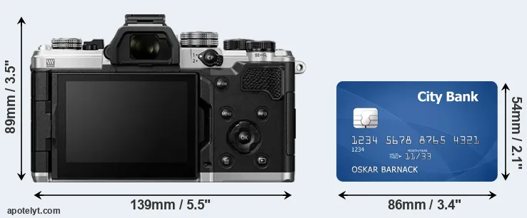 OM-3 and credit card rear side