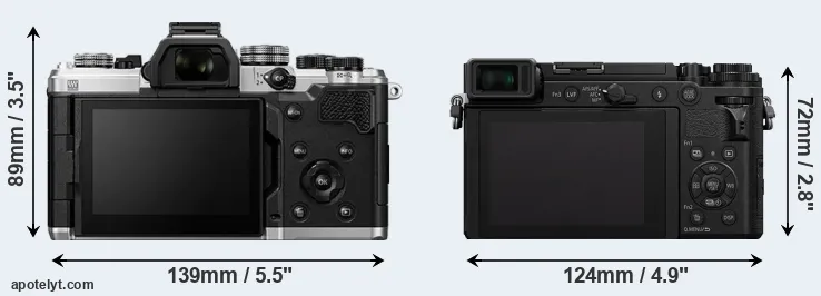 Comparison OM-3 or GX9 rear
